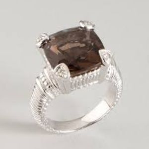Judith Ripka Smokey Quartz Fontaine ring